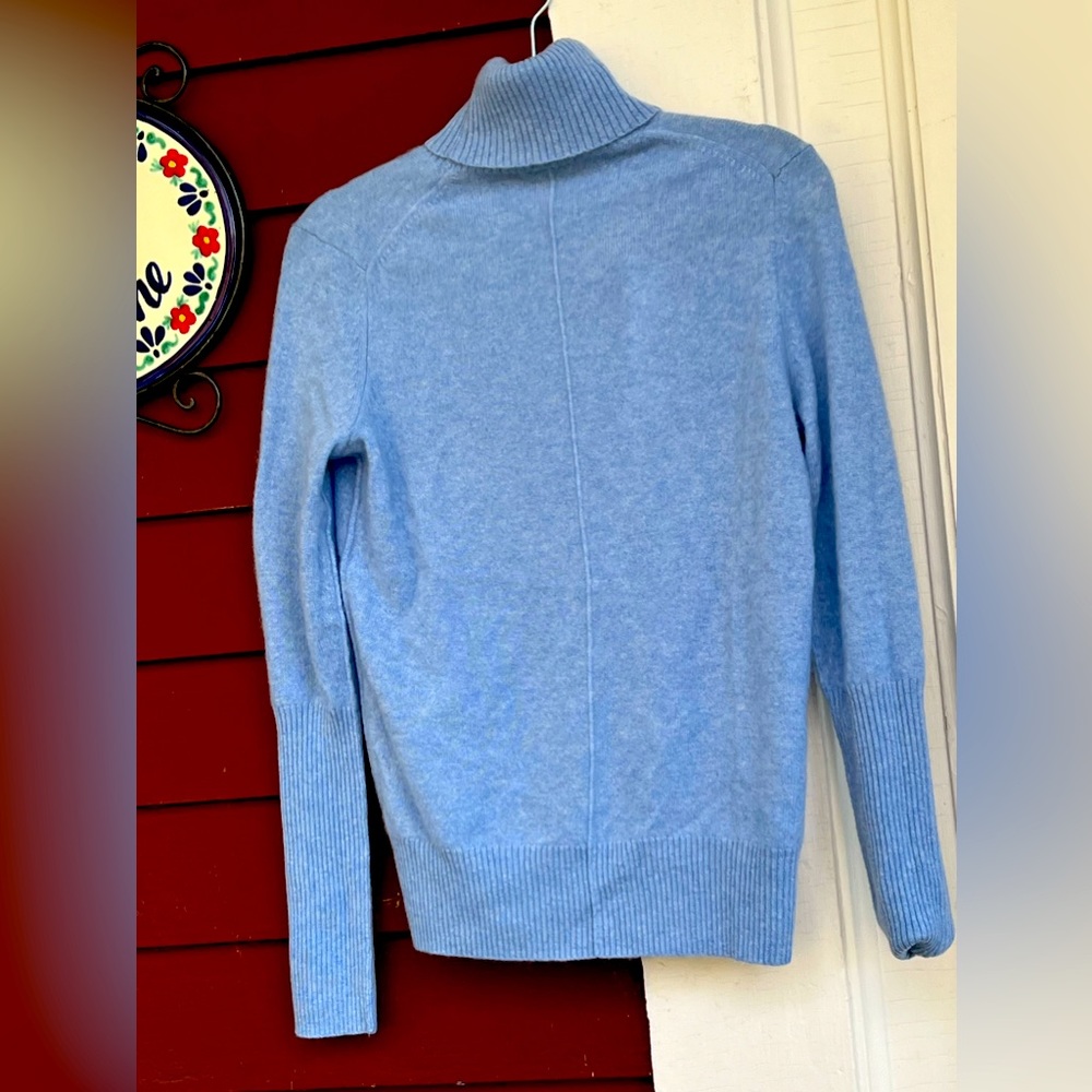 Cashmere sweater. Light blue. New with tags. Size small.